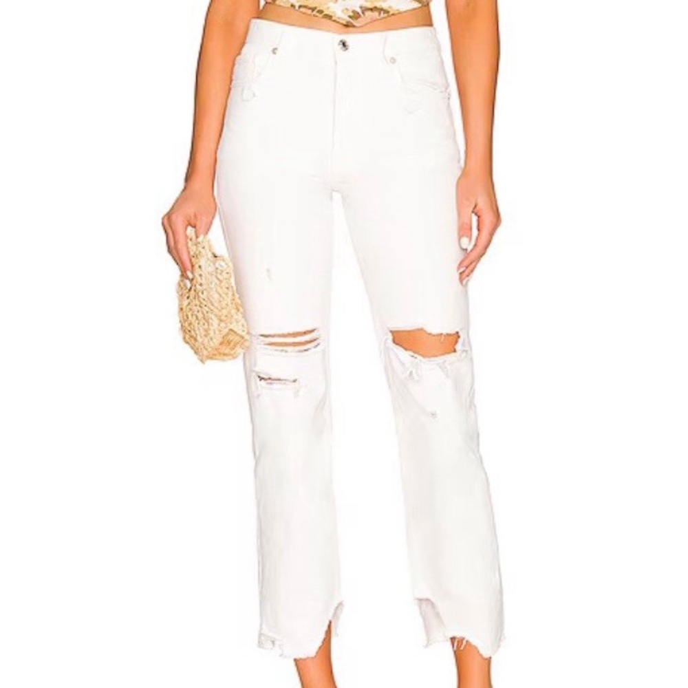 Free People We The Free Tapered Baggy Boyfriend Jeans - Size 30